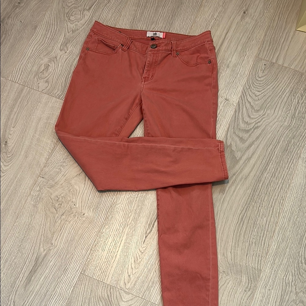 CAbi Style 5310 Brick Dust Skinny Jeans Size 12